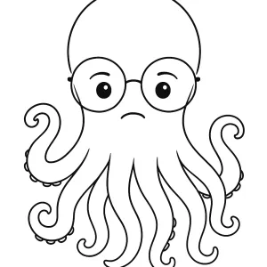 Desenho de polvo para colorir 11
