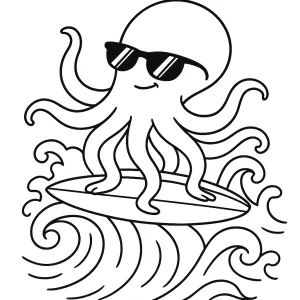 Desenho de polvo para colorir 13