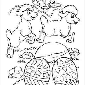 Desenho de Páscoa para colorir 46