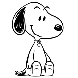 Snoopy para pintar