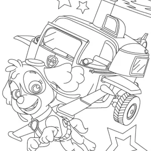 Desenho da Patrulha Pata para colorir 42