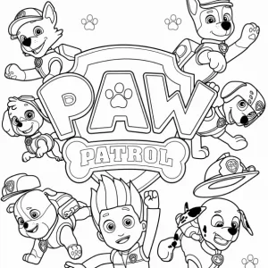 Desenho da Patrulha Pata para colorir 46