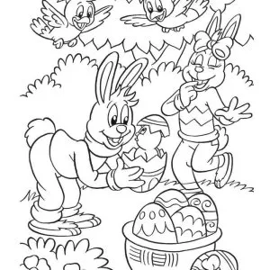 Desenho de Páscoa para colorir 50