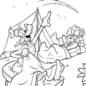 Desenho do Pateta para colorir 4