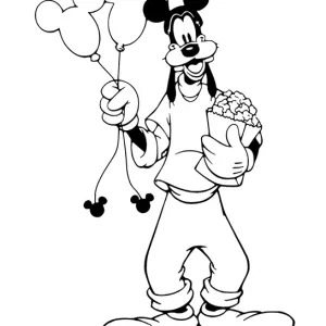 Desenho do Pateta para colorir 5