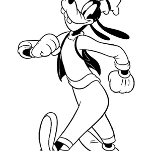 Desenho do Pateta para colorir 7