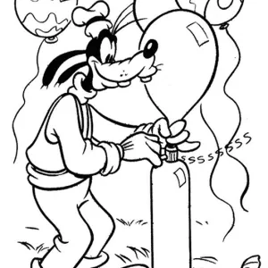 Desenho do Pateta para colorir 9