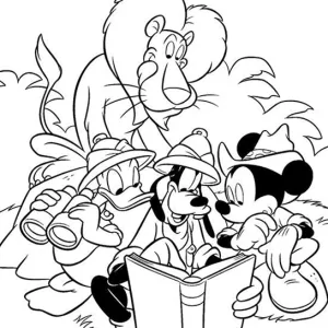Desenho do Pateta para colorir 10
