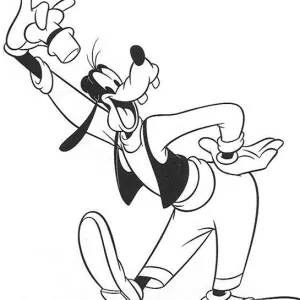 Desenho do Pateta para colorir 11