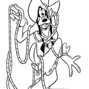 Desenho do Pateta para colorir 12