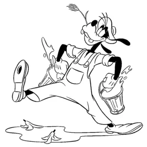 Desenho do Pateta para colorir 15