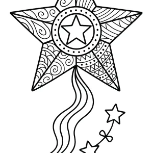Desenho de papagaio de papel para colorir 9