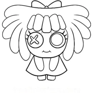 Desenho do Incrível Circo Digital para colorir 5