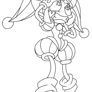 Desenho do Incrível Circo Digital para colorir 8
