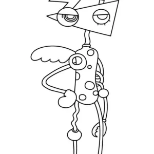 Desenho do Incrível Circo Digital para colorir 21