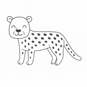 Desenho fofo para colorir 11