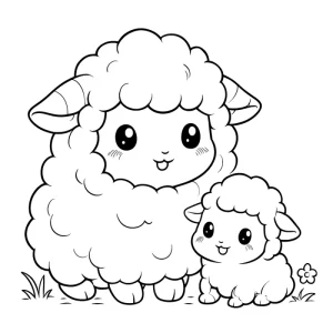 Desenho de ovelha para colorir 46