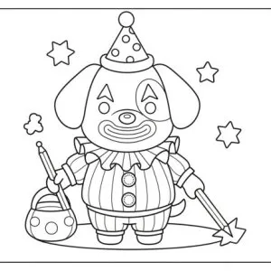 Desenho de palhaço para colorir 50