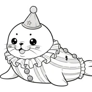 Desenho de palhaço para colorir 52