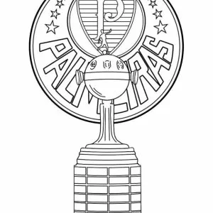 Desenho do Palmeiras para colorir 12