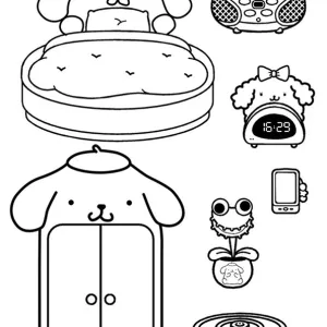 Desenho de paper duck para colorir 25