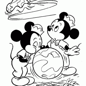 Desenho do Mickey para colorir 44
