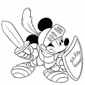 Desenho do Mickey para colorir 46