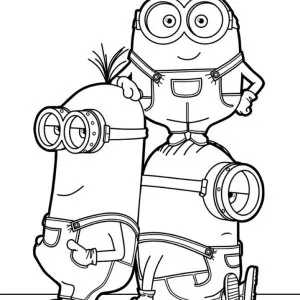 Desenho dos Minions para colorir 27