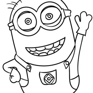 Desenho dos Minions para colorir 28