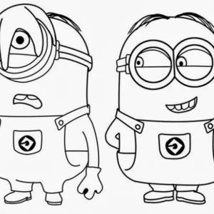 Desenho dos Minions para colorir 29