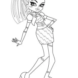 Desenho de Monster High para colorir 50