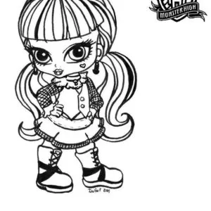 Desenho de Monster High para colorir 52