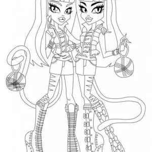 Desenho de Monster High para colorir 54