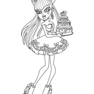 Desenho de Monster High para colorir 55