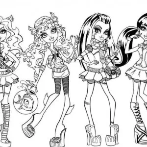 Desenho de Monster High para colorir 61