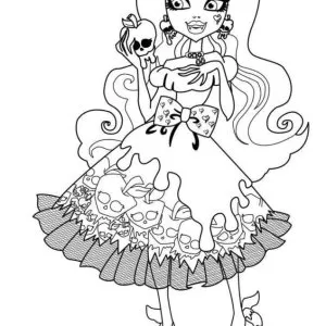 Desenho de Monster High para colorir 63