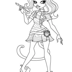 Desenho de Monster High para colorir 64