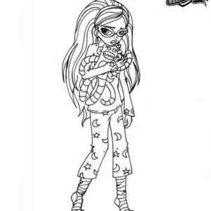 Desenho de Monster High para colorir 68