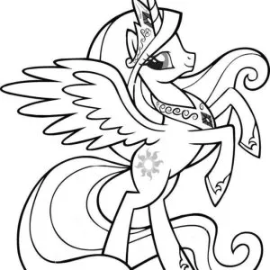 Desenho de My Little Pony para colorir 50