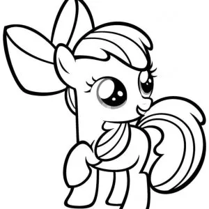 Desenho de My Little Pony para colorir 53