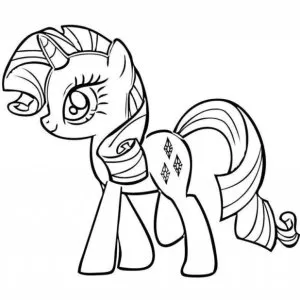 Desenho de My Little Pony para colorir 54