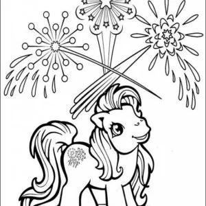 Desenho de My Little Pony para colorir 58
