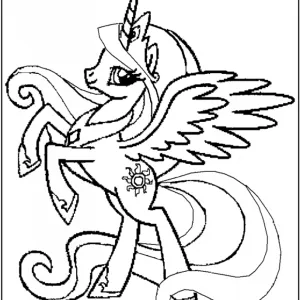 Desenho de My Little Pony para colorir 59