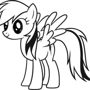 Desenho de My Little Pony para colorir 60