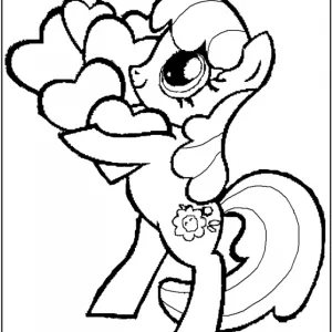 Desenho de My Little Pony para colorir 65