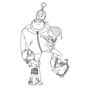 Desenho do Gru, o Maldisposto para colorir 45