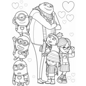 Desenho do Gru, o Maldisposto para colorir 47