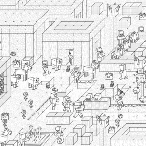 Desenho do Minecraft para colorir 20