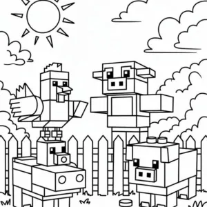 Desenho do Minecraft para colorir 26
