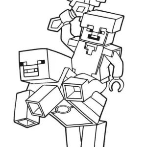 Desenho do Minecraft para colorir 31